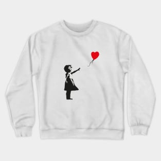 Banksy baloon girl Crewneck Sweatshirt